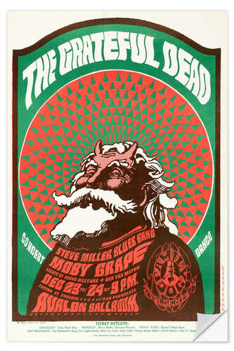 Wall sticker Grateful Dead Concert 1966