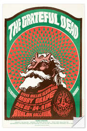 Wandsticker Grateful Dead Konzert 1966