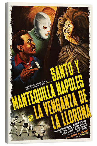 Canvas print Santo y Mantequilla Napoles En La Venganza De La Llorona