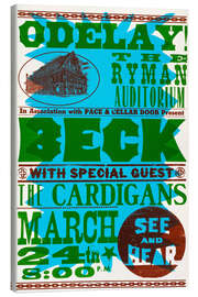 Canvas print Beck With Special Guests, The Cardigans 1990s