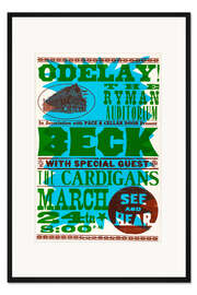 Gerahmter Kunstdruck Beck With Special Guests, The Cardigans 1990s