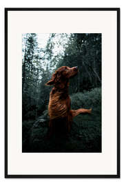 Gerahmter Kunstdruck Troja, vor dem Sturm