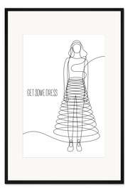 Gerahmter Kunstdruck Kleide dich