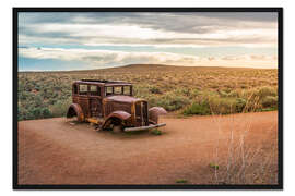Gerahmter Kunstdruck Route 66