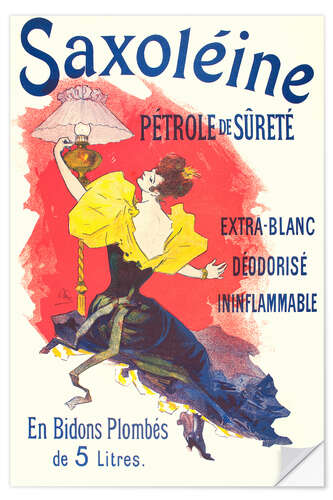 Selvklebende plakat Saxoleine (French)