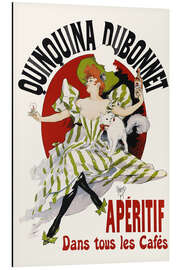 Tableau en aluminium Quinquina Dubonnet, Apéritif dans tous les cafés