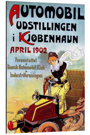 Print på aluminium Automobil Udstilling i Kjøbenhavn 1902 - Carsten Ravn