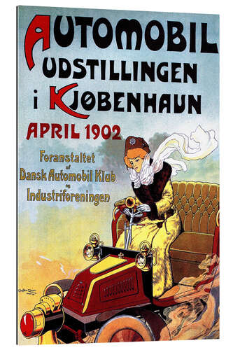 Gallery print Motor Show 1902 (Danish)