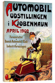 Holzbild Automobilausstellung 1902