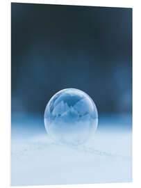 PVC print Frozen soap bubble