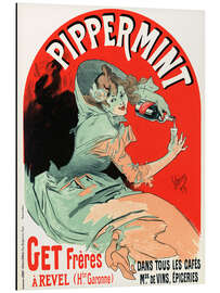 Magnettafel Pfefferminzlikör (französisch)