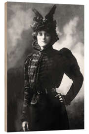 Hout print Maud Gonne