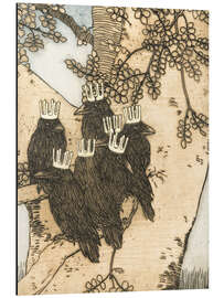 Magnettafel Sieben Raben