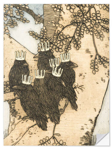Sisustustarra Seven Ravens