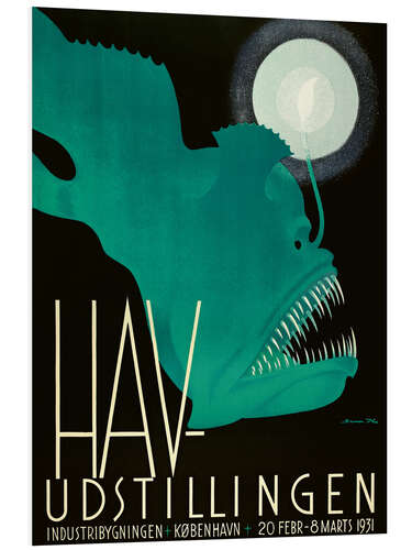 Print på skumplade Havudstillingen København, 1931
