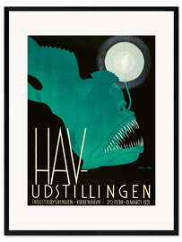 Kunsttryk i ramme Havudstillingen København, 1931 - Sven Henriksen