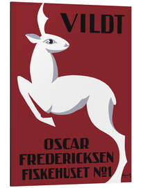 Magnettafel Vildt - Oscar Fredericksen Fiskehuset No. 1 (dänisch)