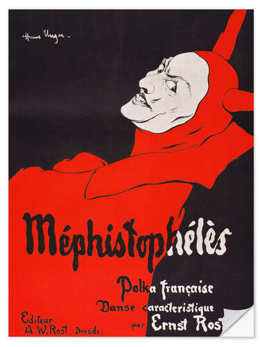 Naklejka na ścianę Mephistopheles