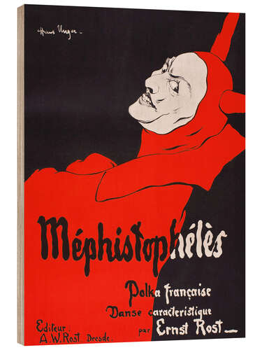 Trätavla Mephistopheles