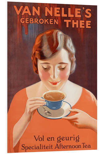 Foam board print Van Nelle tea (Dutch)