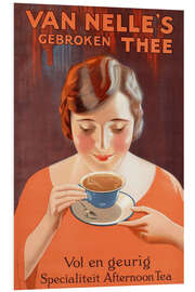 Foam board print Van Nelle tea (Dutch)