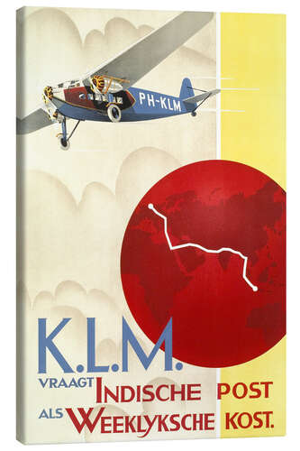 Canvas print KLM Royal Dutch Airlines (Dutch)