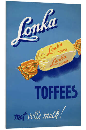 Aluminium print Lonka Toffees (Dutch)