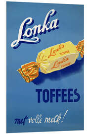 PVC-tavla Lonka Toffees (Dutch)