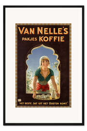 Gerahmter Kunstdruck Van Nelles gemahlener Kaffee (niederländisch)