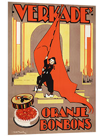 Foam board print Verkade Orange Sweets (Dutch)