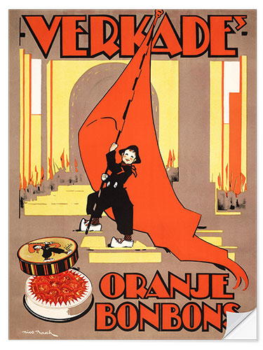 Sisustustarra Verkade Orange Sweets (Dutch)