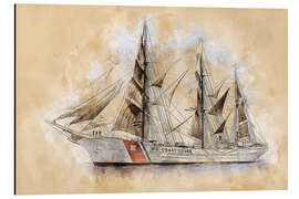 Magnettafel Segelschiff, US Coast Guard