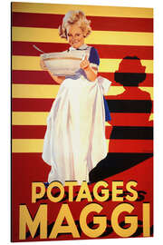 Magnettafel Maggi-Suppen, Werbeplakat (französisch)