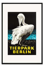 Gerahmter Kunstdruck Tierpark Berlin