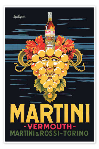 Poster Martini Advertising Poster