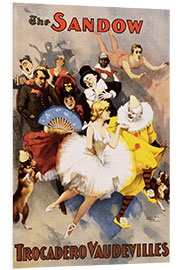 PVC print The Sandow Trocadero Vaudevilles, 1894