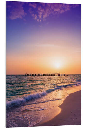 Aluminium print Gasparilla Island sunset