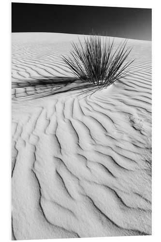 PVC-taulu Dune with gentle wave drawing