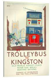 Tableau en plexi-alu Trolleybus pour Kingston (anglais)