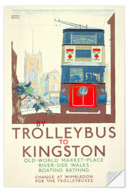 Wall sticker Trolleybus to Kingston