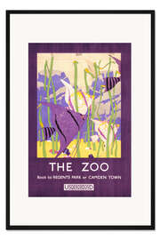 Gerahmter Kunstdruck Der Zoo (englisch)