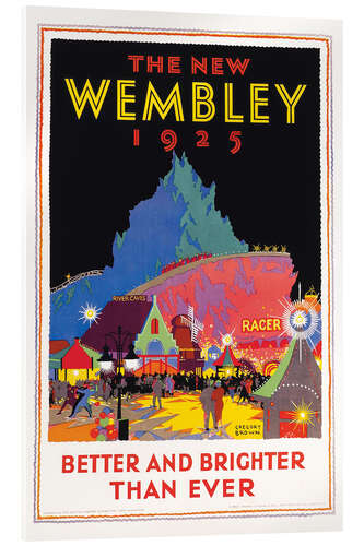 Acrylic print The new Wembley 1925