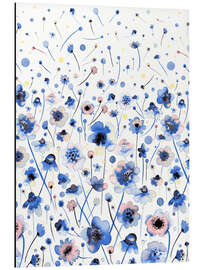 Magnettafel Zarte Blumen