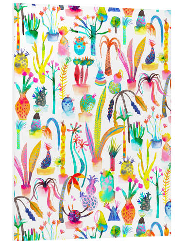 Foam board print Lush garden