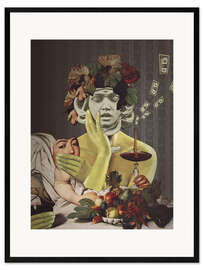 Ingelijste kunstdruk Anther Portrait Disater · with Caravaggio