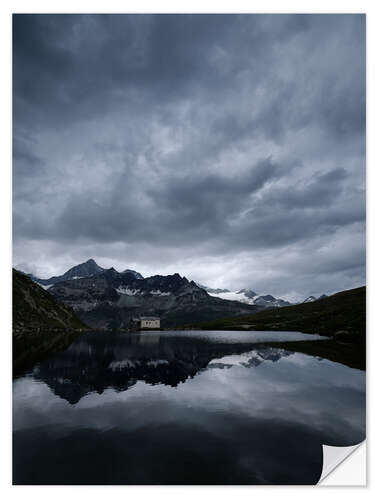 Naklejka na ścianę Schwarzsee in Valais, Switzerland