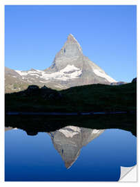 Wall sticker Summit reflection of the Matterhorn