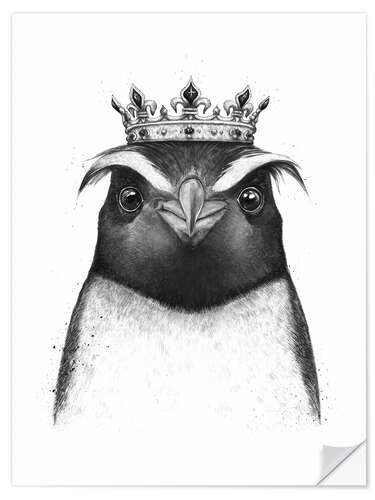 Wandsticker Der Königspinguin