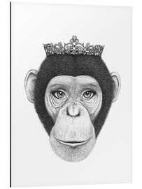 Aluminium print Monkey queen