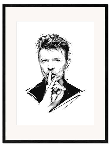 Framed art print David Bowie